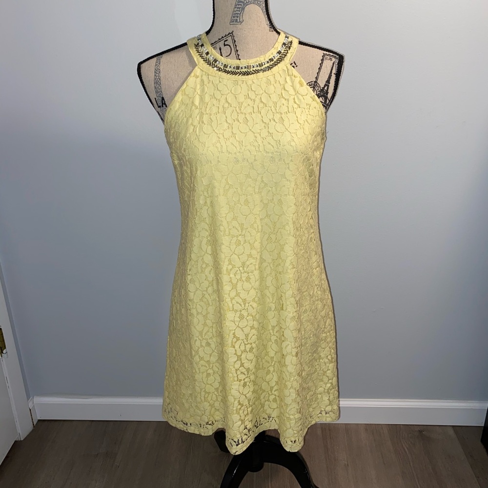 Yellow Lace Dress